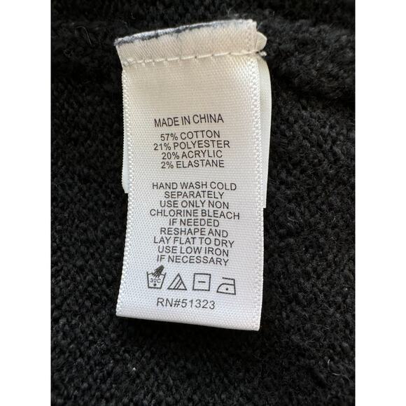 New ~ 1.STATE REVOLVE Ribbed Open Back Long Sleeve Turtle Neck Sweater Size M - Picture 4 of 7